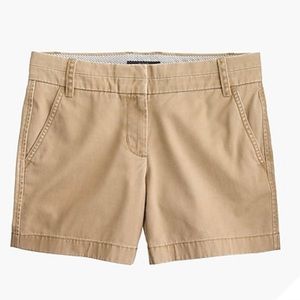 J Crew 5in Chino Short in khaki